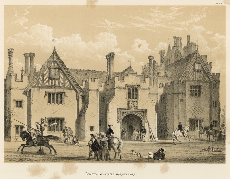 Compton Wynyates, Warwickshire alkotó: Joseph Nash