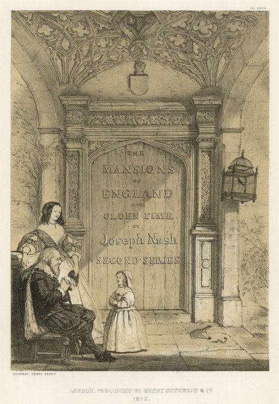 Bejárat, Combe Abbey alkotó: Joseph Nash