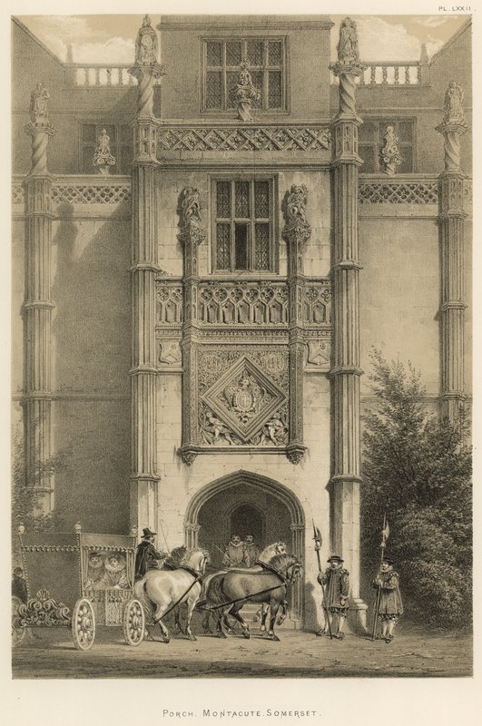 Veranda, Montacute, Somerset alkotó: Joseph Nash