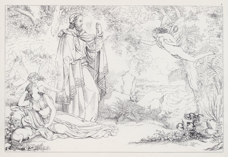 Shakespeare: A vihar, I. felvonás, 2. jelenet alkotó: Joseph Noel after Paton