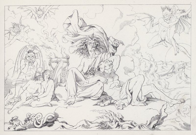 Shakespeare: A vihar, I. felvonás, 2. jelenet alkotó: Joseph Noel after Paton