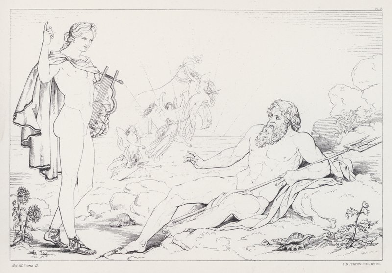 Shelleys Prometheus Kötetlen, III. felvonás, 2. jelenet alkotó: Joseph Noel after Paton
