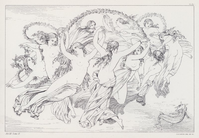 Shelleys Prometheus Kötetlen, III. felvonás, 2. jelenet alkotó: Joseph Noel after Paton