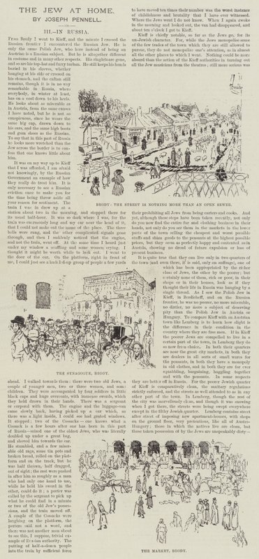 A zsidó otthon, Joseph Pennell alkotó: Joseph Pennell