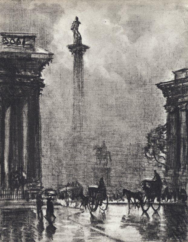 A Nelson-oszlop alkotó: Joseph Pennell