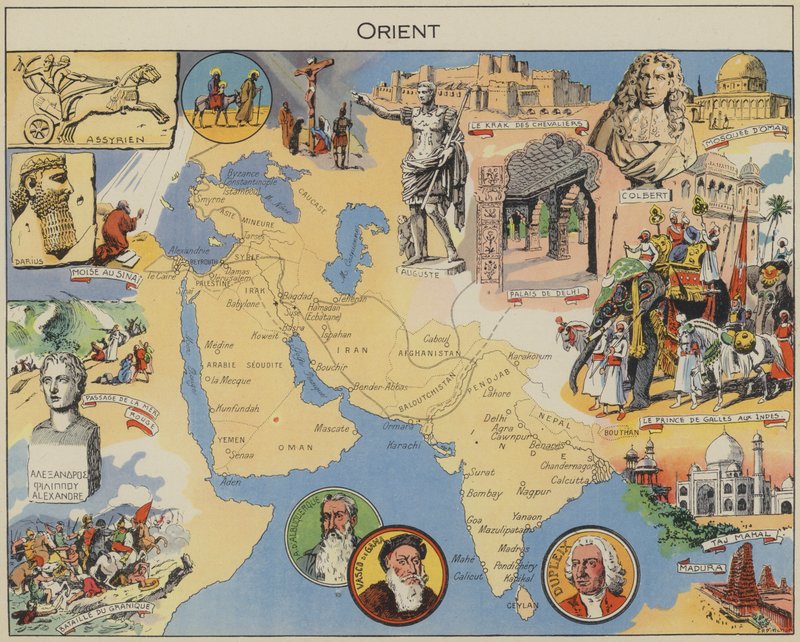 Orient (színes litográfia) alkotó: Joseph Porphyre Pinchon