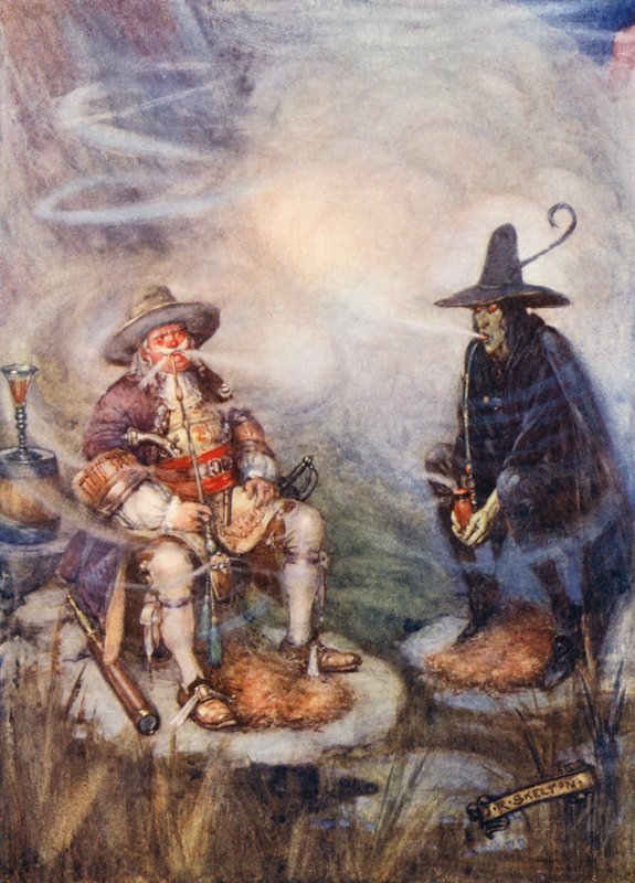 Hogyan kapta az Asztal-hegy a felhőjét (színes litográfia) alkotó: Joseph Ratcliffe (after) Skelton