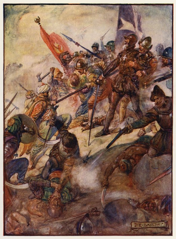Jean Parisot de la Valette Málta nagy ostrománál alkotó: Joseph Ratcliffe (after) Skelton