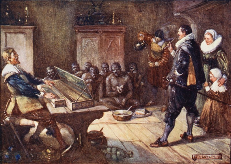 Van Riebeck szórakoztatja a hottentottákat (színes litográfia) alkotó: Joseph Ratcliffe (after) Skelton
