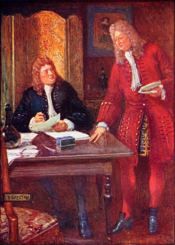 Joseph Addison és Richard Steele alkotó: Joseph Ratcliffe Skelton