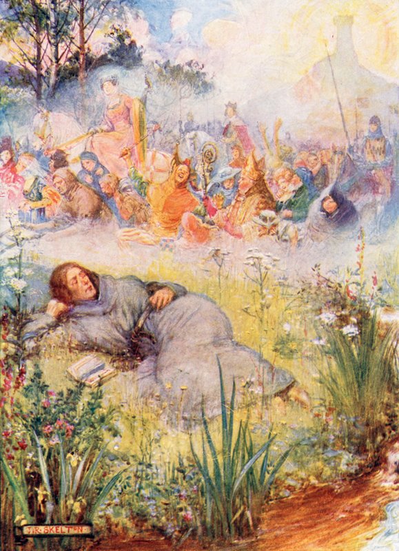 William Langland csodálatos álmot álmodik alkotó: Joseph Ratcliffe Skelton