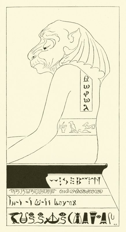 Wise Baviaan, a kutyafejű pávián (metszet) alkotó: Joseph Rudyard (after) Kipling