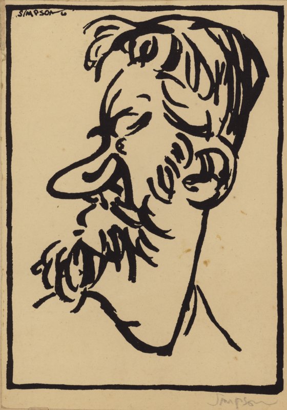 George Bernard Shaw alkotó: Joseph Simpson