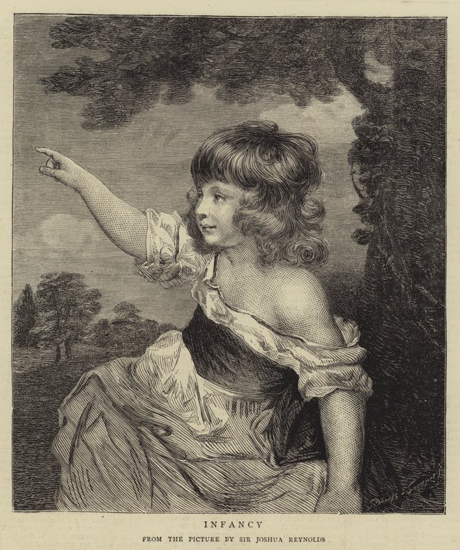 Csecsemőkor alkotó: Joshua Reynolds