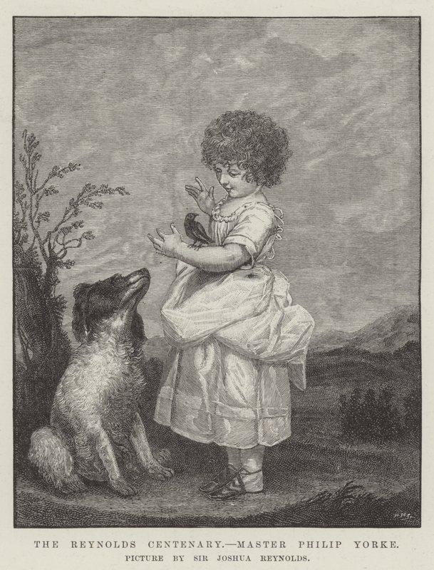 A Reynolds Centenárium, Philip Yorke mester alkotó: Joshua Reynolds