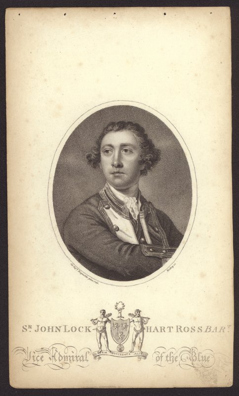 Sir John Lockhart-Ross, brit admirális (metszet) alkotó: Joshua (after) Reynolds