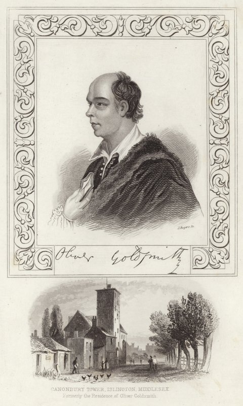 Goldsmith Olivér portréja alkotó: Joshua Reynolds