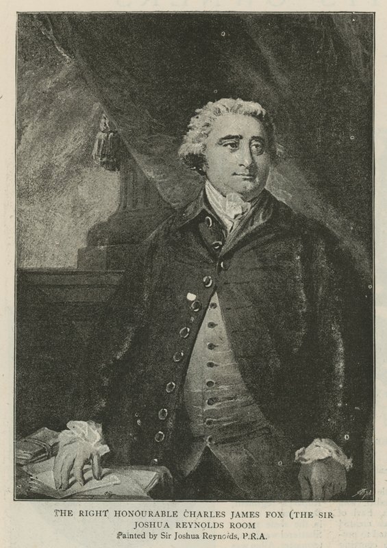 A jobb, tisztelt Charles James Fox alkotó: Joshua Reynolds