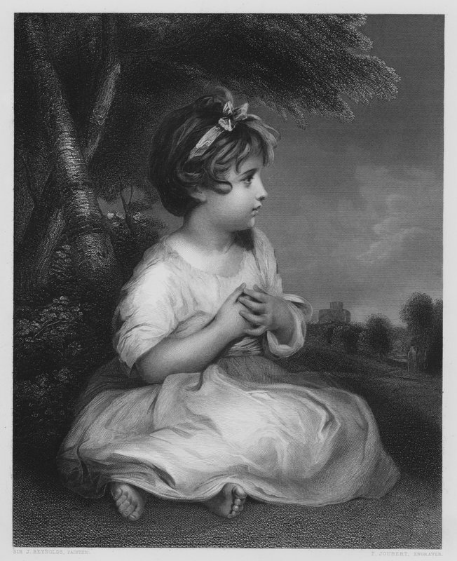 Az ártatlanság kora, a Vernon Galéria képéről alkotó: Joshua after Reynolds