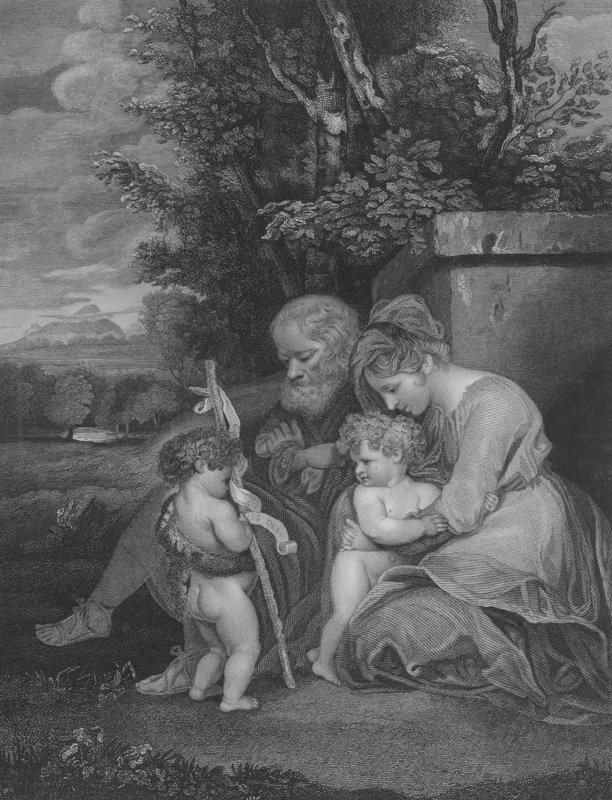 A Szent Család, Szent Máté 2, 13-15 alkotó: Joshua after Reynolds