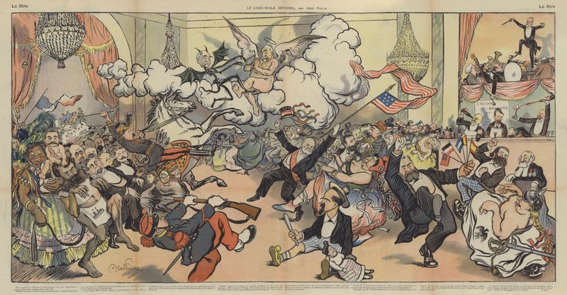 Le cake-walk officiel alkotó: Jules Abel Faivre