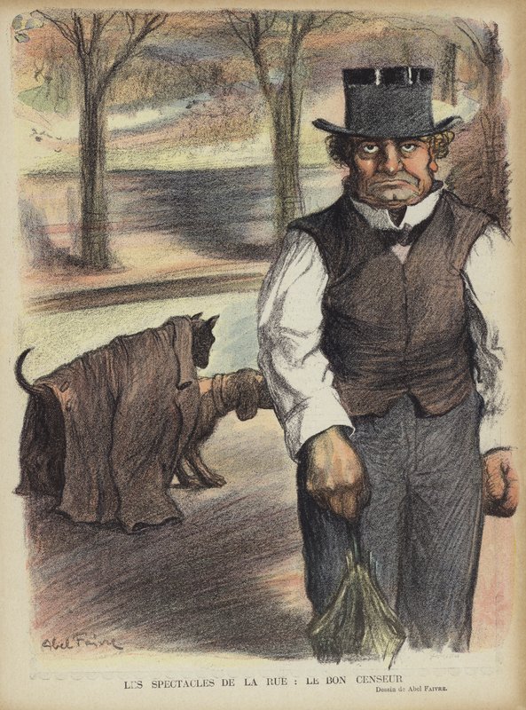Illusztráció Le Rire alkotó: Jules Abel Faivre