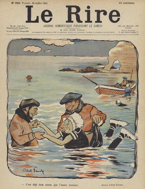 Illusztráció Le Rire alkotó: Jules Abel Faivre