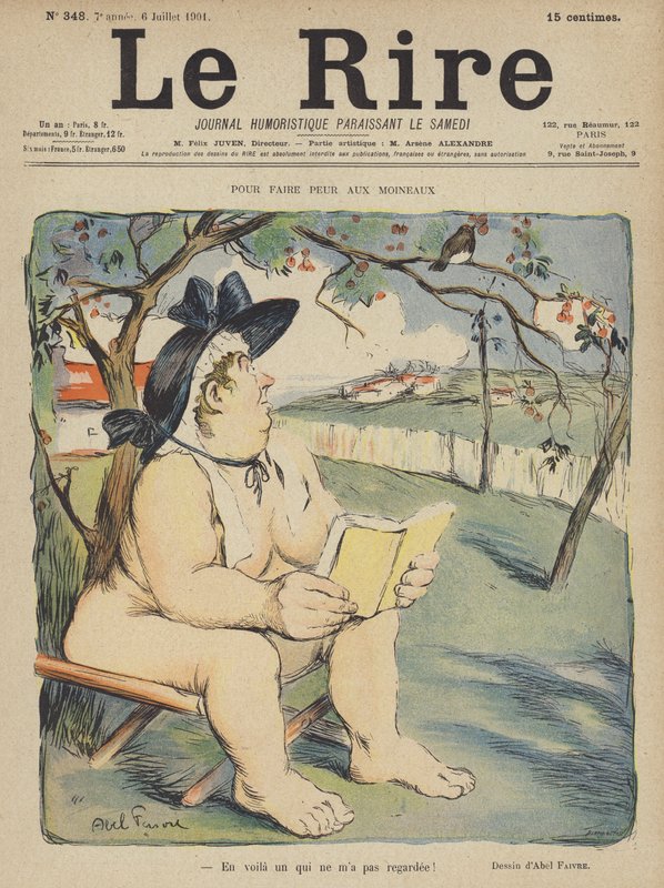 Illusztráció Le Rire alkotó: Jules Abel Faivre