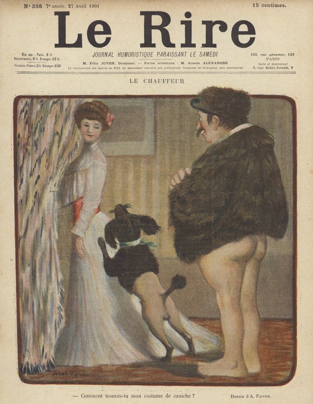 Illusztráció Le Rire alkotó: Jules Abel Faivre