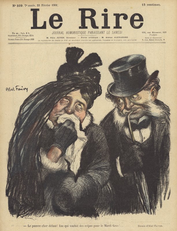 Illusztráció Le Rire alkotó: Jules Abel Faivre