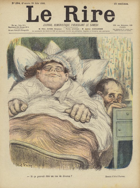 Illusztráció Le Rire alkotó: Jules Abel Faivre