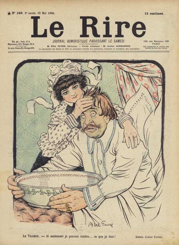 Illusztráció Le Rire alkotó: Jules Abel Faivre