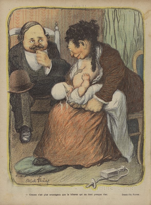 Illusztráció Le Rire alkotó: Jules Abel Faivre