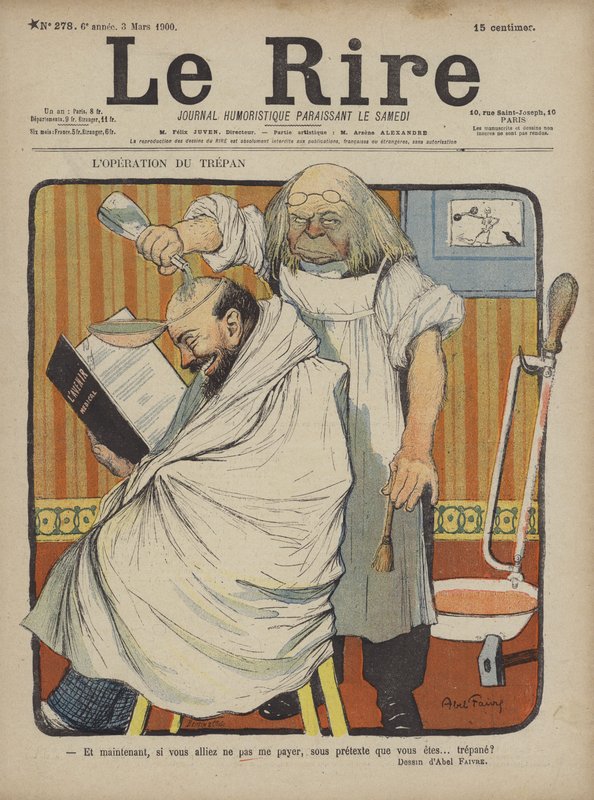 Illusztráció Le Rire alkotó: Jules Abel Faivre