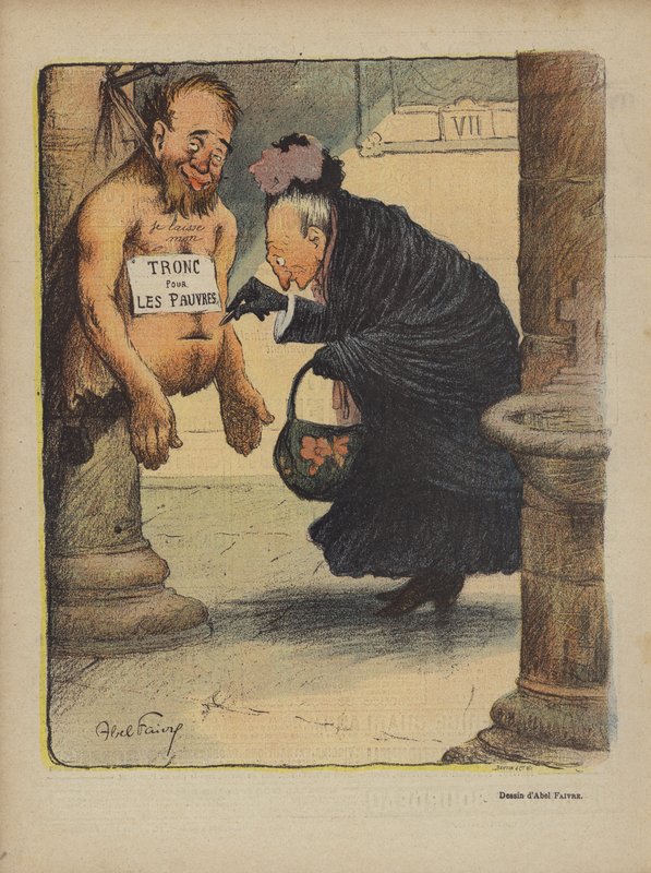 Illusztráció Le Rire alkotó: Jules Abel Faivre