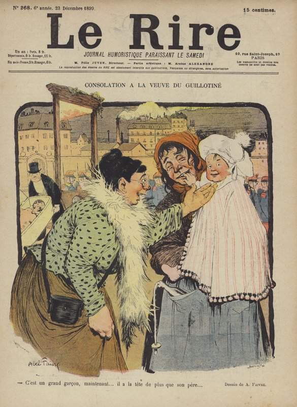 Illusztráció Le Rire alkotó: Jules Abel Faivre