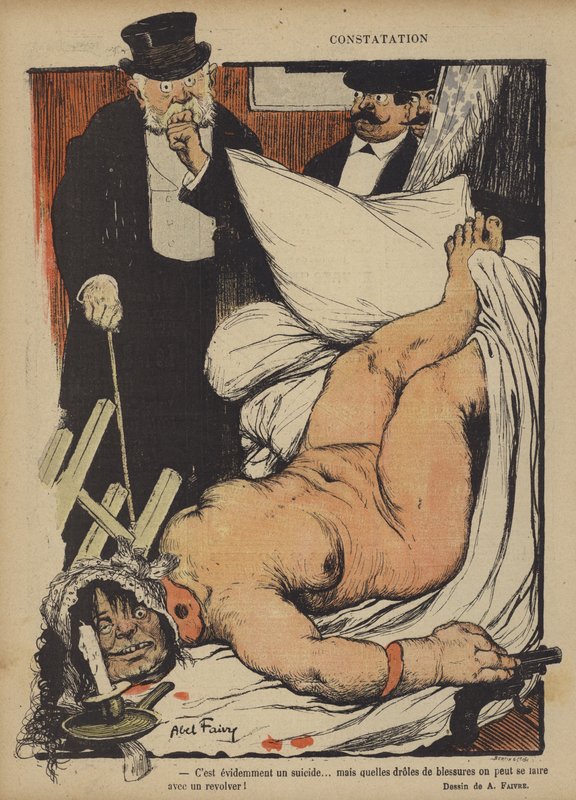 Illusztráció Le Rire alkotó: Jules Abel Faivre