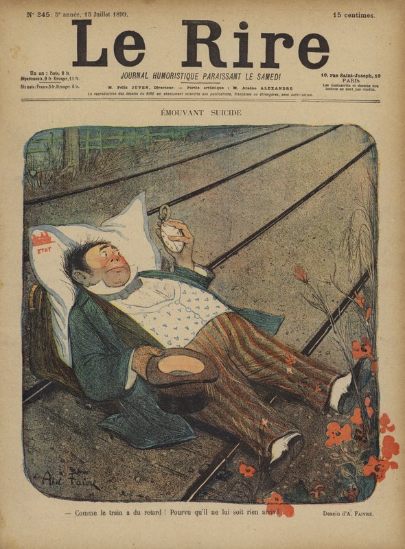 Illusztráció Le Rire alkotó: Jules Abel Faivre