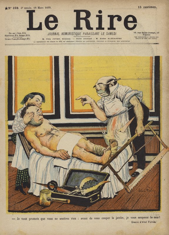 Illusztráció Le Rire alkotó: Jules Abel Faivre