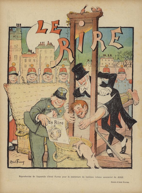 Illusztráció Le Rire alkotó: Jules Abel Faivre