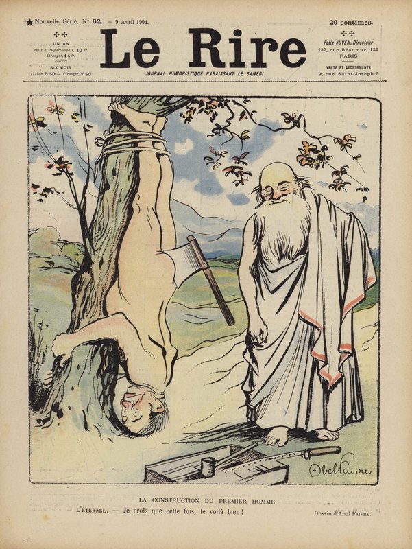 Illusztráció Le Rire alkotó: Jules Abel Faivre
