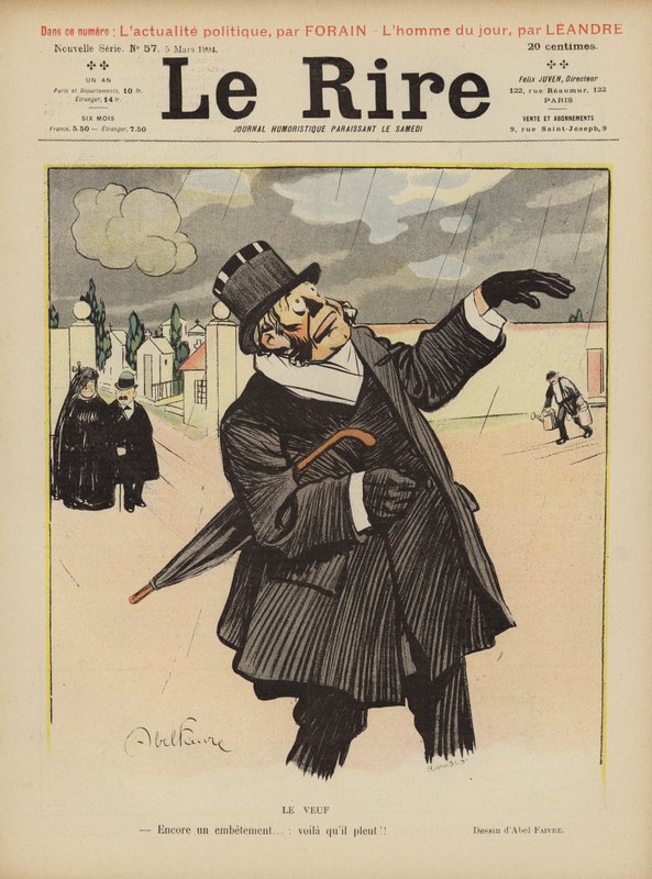 Illusztráció Le Rire alkotó: Jules Abel Faivre