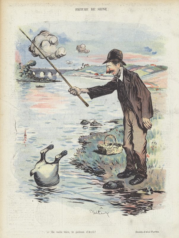 Illusztráció Le Rire alkotó: Jules Abel Faivre
