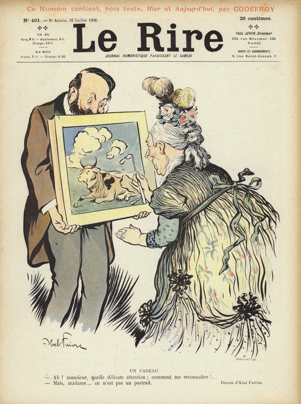 Illusztráció Le Rire alkotó: Jules Abel Faivre