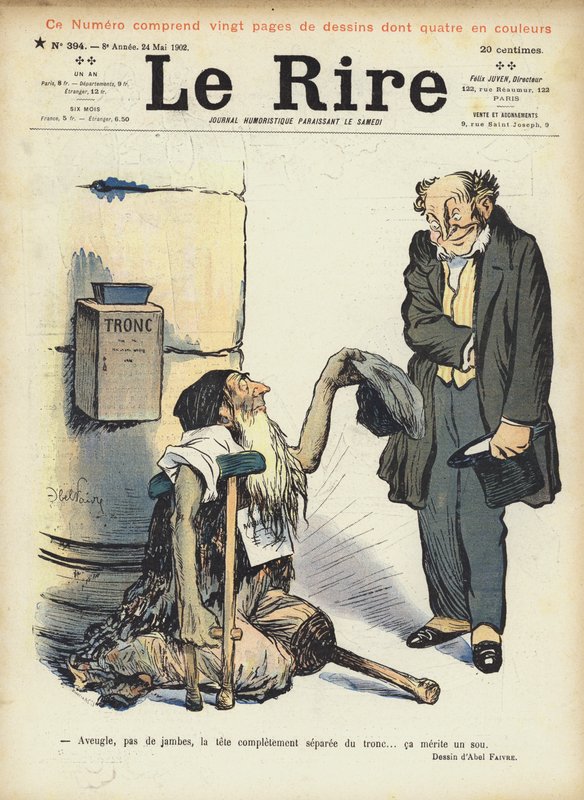 Illusztráció Le Rire alkotó: Jules Abel Faivre