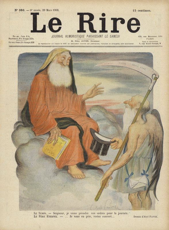 Illusztráció Le Rire alkotó: Jules Abel Faivre