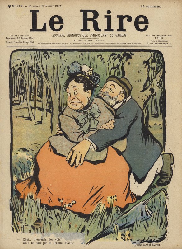Illusztráció Le Rire alkotó: Jules Abel Faivre