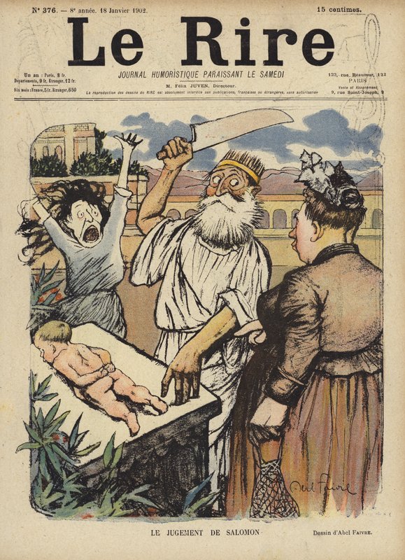 Illusztráció Le Rire alkotó: Jules Abel Faivre