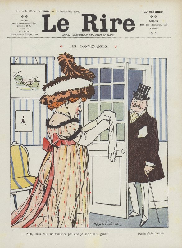 Illusztráció Le Rire alkotó: Jules Abel Faivre