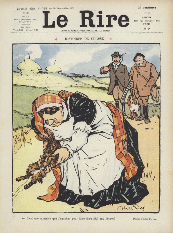 Illusztráció Le Rire alkotó: Jules Abel Faivre